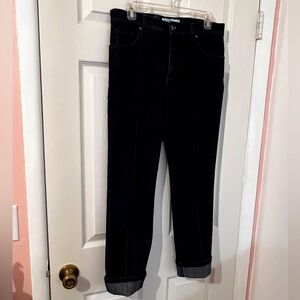 Charter Club Jean Shop dark denim jeans size petite 10 only worn once